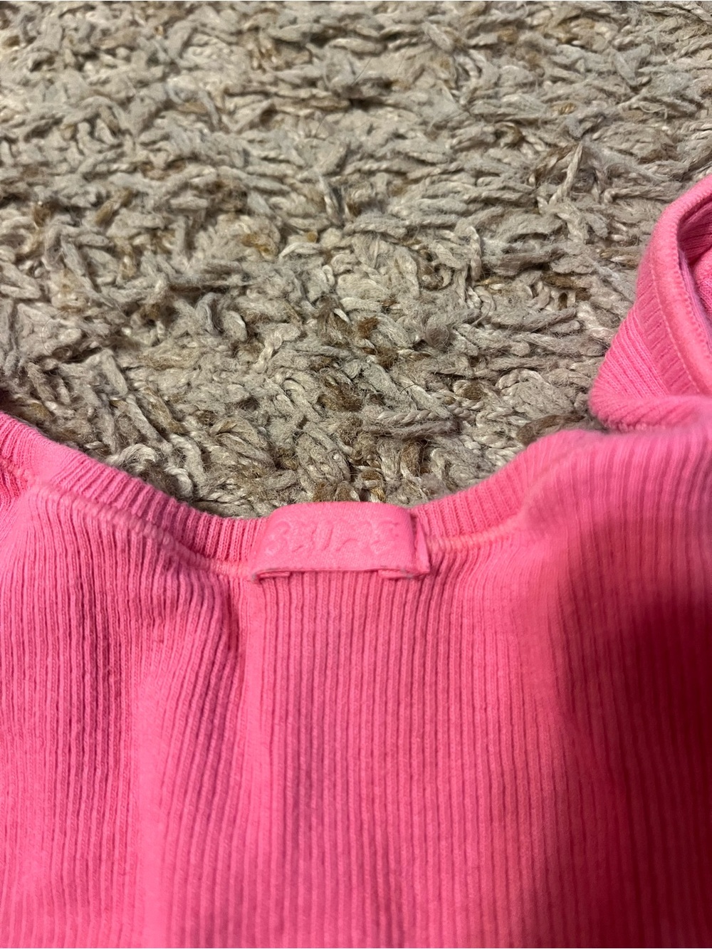 Pink Skims Ribbed Square Neck Tank Top - Picture 5 of 6